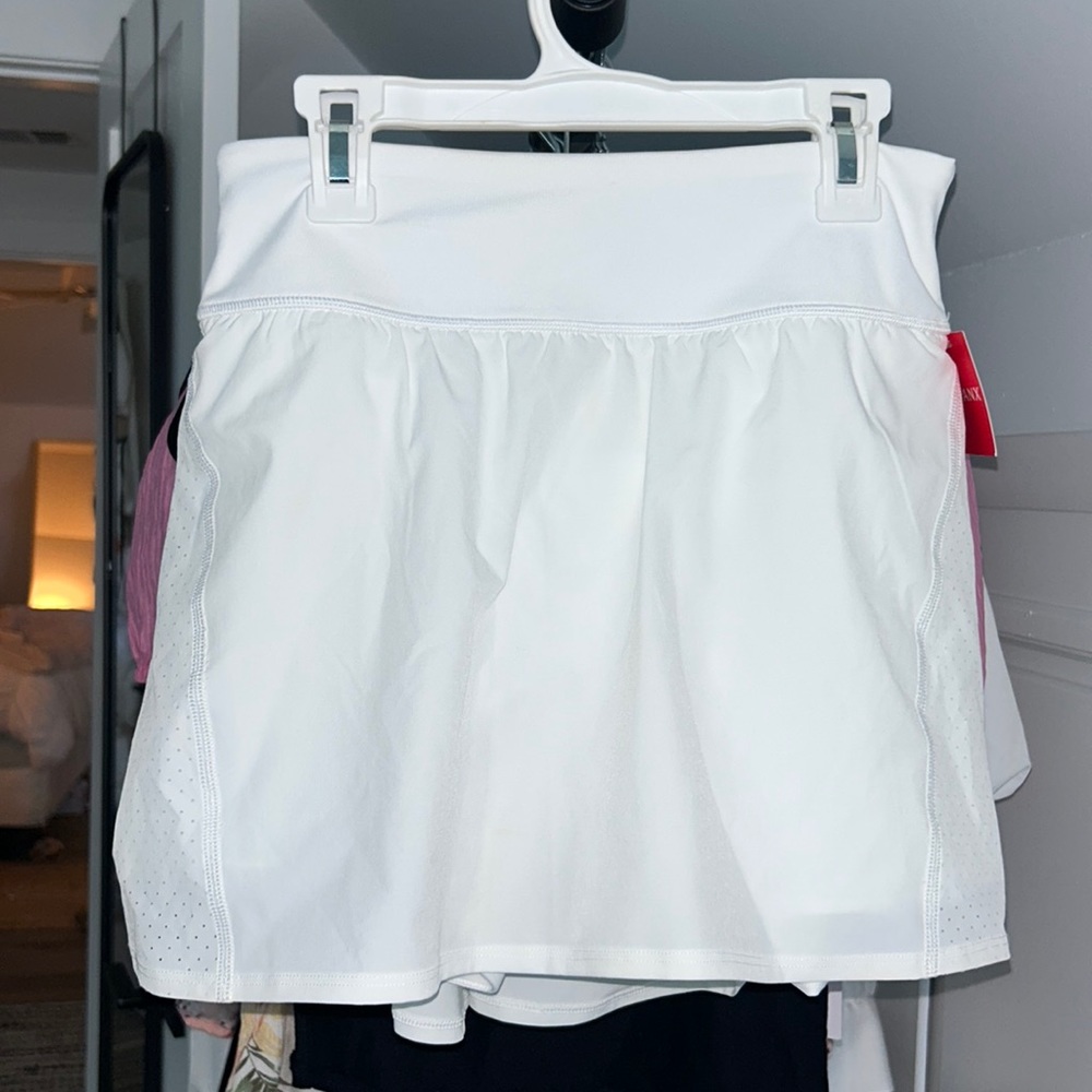 SPANX athletic skirt white